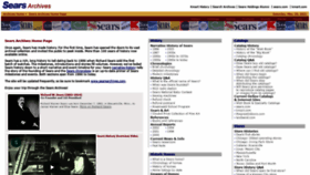 What Searsarchives.com website looked like in 2021 (2 years ago)