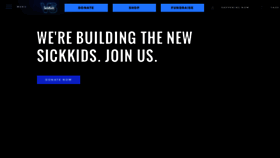What Sickkidsfoundation.com website looked like in 2021 (2 years ago)