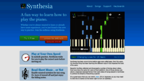 What Synthesiagame.com website looked like in 2021 (2 years ago)