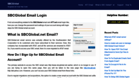 What Sbcgloballogin.com website looked like in 2021 (2 years ago)