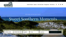 What Southernresorts.com website looked like in 2021 (2 years ago)