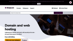 What Simply.com website looked like in 2021 (4 years ago)