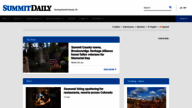 What Summitdaily.com website looked like in 2021 (2 years ago)