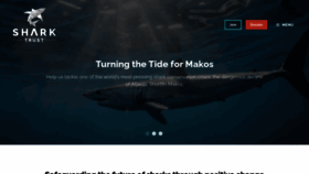What Sharktrust.org website looked like in 2021 (2 years ago)