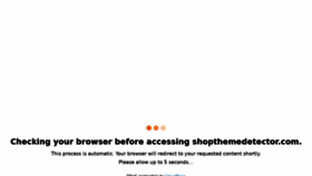 What Shopthemedetector.com website looked like in 2021 (2 years ago)