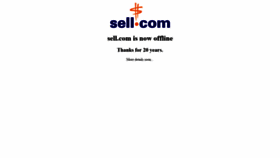 What Sell.com website looked like in 2021 (2 years ago)