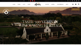 What Spier.co.za website looked like in 2021 (2 years ago)