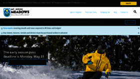 What Skihood.com website looked like in 2021 (2 years ago)
