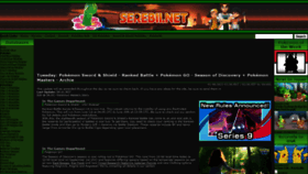 What Serebii.net website looked like in 2021 (4 years ago)