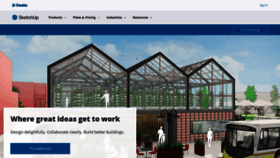 What Sketchup.com website looked like in 2021 (2 years ago)