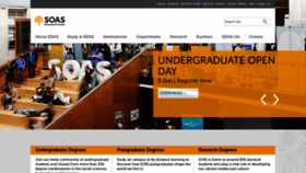 What Soas.ac.uk website looked like in 2021 (2 years ago)