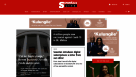 What Sowetanlive.co.za website looked like in 2021 (4 years ago)