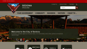 What Sedonaaz.gov website looked like in 2021 (2 years ago)