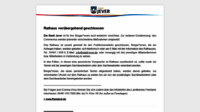 What Stadt-jever.de website looked like in 2021 (5 years ago)