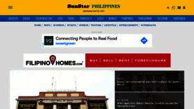 What Sunstar.com.ph website looked like in 2021 (2 years ago)