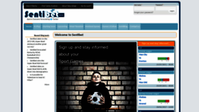 What Sentibet.com website looked like in 2021 (3 years ago)