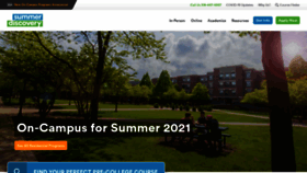 What Summerdiscovery.com website looked like in 2021 (2 years ago)