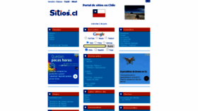 What Sitios.cl website looked like in 2021 (2 years ago)