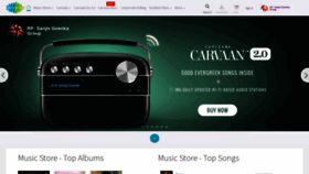 What Saregama.com website looked like in 2021 (2 years ago)