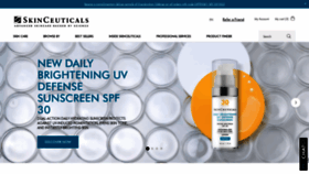 What Skinceuticals.com website looked like in 2021 (2 years ago)