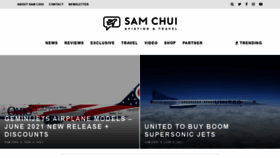 What Samchui.com website looked like in 2021 (2 years ago)