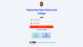 What Student.vnsc.edu.bd website looked like in 2021 (2 years ago)