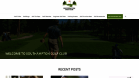 What Southamptongolfclub.com website looked like in 2021 (2 years ago)