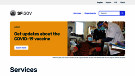 What Sfgov.org website looked like in 2021 (2 years ago)