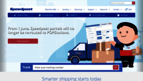 What Speedpost.com.sg website looked like in 2021 (2 years ago)