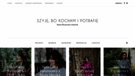 What Szyjebokochamipotrafie.pl website looked like in 2021 (2 years ago)