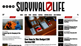 What Survivallife.com website looked like in 2021 (2 years ago)