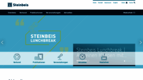 What Steinbeis.de website looked like in 2021 (4 years ago)
