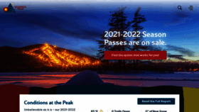 What Shawneepeak.com website looked like in 2021 (2 years ago)