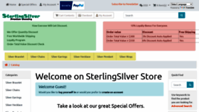 What Sterlingsilver.in website looked like in 2021 (2 years ago)