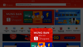 What Shopee.vn website looked like in 2021 (2 years ago)