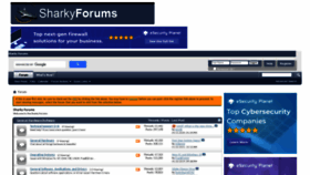 What Sharkyforums.com website looked like in 2021 (2 years ago)