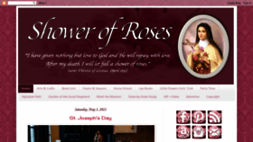 What Showerofrosesblog.com website looked like in 2021 (2 years ago)