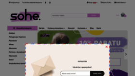 What Sohe.pl website looked like in 2021 (2 years ago)