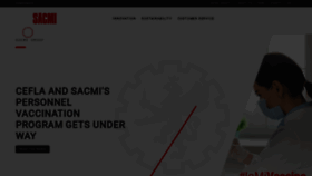 What Sacmi.com website looked like in 2021 (2 years ago)