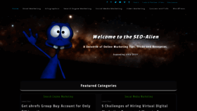 What Seo-alien.com website looked like in 2021 (2 years ago)