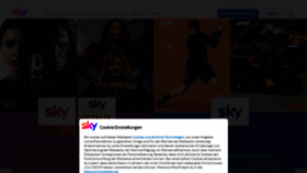 What Sky.at website looked like in 2021 (2 years ago)