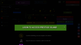What Surviv.io website looked like in 2021 (4 years ago)