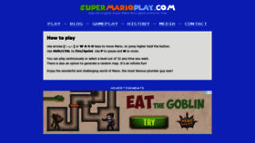 What Supermarioplay.com website looked like in 2021 (2 years ago)