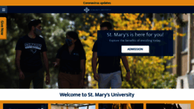 What Stmarytx.edu website looked like in 2021 (2 years ago)