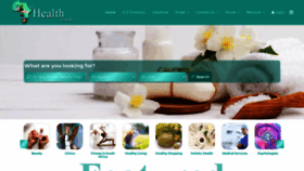 What Sahealthguide.co.za website looked like in 2021 (2 years ago)