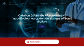 What Sanofi.fr website looked like in 2021 (2 years ago)