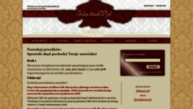 What Szlachtarp.pl website looked like in 2021 (2 years ago)
