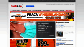 What Sadki24.pl website looked like in 2021 (2 years ago)