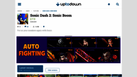 What Sonic-dash-2-sonic-boom.en.uptodown.com website looked like in 2021 (2 years ago)