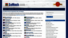 What Somuch.com website looked like in 2021 (2 years ago)